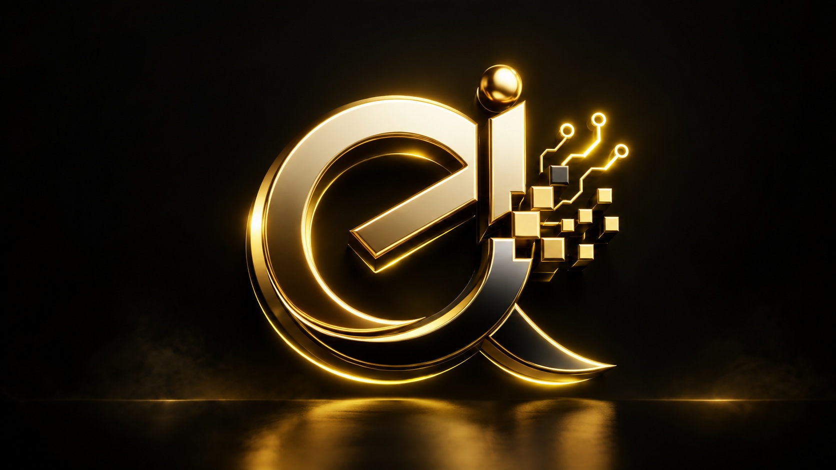 EVOLIQ premium gold technology logo